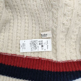 nest Robe 01223-1028 ラムウールニットチルデンベスト ノースリーブ ベスト オフホワイト レディース ネストローブ【中古】5-1205T∞