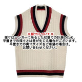 nest Robe 01223-1028 ラムウールニットチルデンベスト ノースリーブ ベスト オフホワイト レディース ネストローブ【中古】5-1205T∞