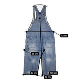 JOURNAL STANDARD LUXE 11OZデニム オーバーオール 定価38500円 24AW ブルー レディース ジャーナルスタンダード ラックス【中古】5-1108G♪