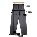 FREAK'S STORE ストレートデニム ストレッチ 25 製品洗い ジーンズ デニムパンツ チャコールグレー レディース フリークスストア【中古】6-0228G∞