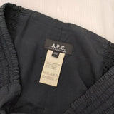 A.P.C. フランス製 レーヨン スカート 濃紺 ネイビー レディース アーペーセー【中古】6-0228M∞