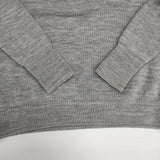 mina perhonen bright&shadow QA8401 サイズ36 バイカラー ウール セーター ニット イエロー グレー レディース ミナペルホネン【中古】5-1206T♪