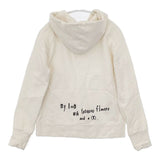 mina perhonen 1,000,000 flowers oa8267 裏起毛 パーカー オフホワイト レディース ミナペルホネン【中古】5-1207T∞