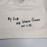 mina perhonen 1,000,000 flowers oa8267 裏起毛 パーカー オフホワイト レディース ミナペルホネン【中古】5-1207T∞