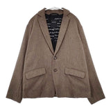 pas de calais エコウールジャケット 36 定価53900円 テーラードジャケット 23AW ブラウン レディース パドカレ【中古】5-1207T∞