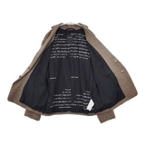 pas de calais エコウールジャケット 36 定価53900円 テーラードジャケット 23AW ブラウン レディース パドカレ【中古】5-1207T∞