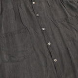 pas de calais キュプラフィブリルワンピース ノースリーブ サイズ36 定価35200円 シャツワンピース ワンピース 23SS ブラック レディース パドカレ【中古】6-0501S△
