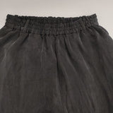 pas de calais キュプラフィブリルパンツ 34 定価29700円 製品洗い パンツ 23SS ブラック レディース パドカレ【中古】6-0404M∞