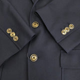 FREEMANS SPORTING CLUB St MARKS JACKET セントマークスジャケット SS 定価49500円 紺ブレ 金ボタン テーラードジャケット ネイビー レディース フリーマンズスポーティングクラブ【中古】5-1108M♪