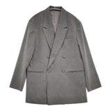 adam et Rope ダブルブレストジャケット サイズ38 定価24200円 GAV-05000-A テーラードジャケット 25SS グレー レディース アダムエロペ【中古】5-1108M♪