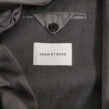 adam et Rope ダブルブレストジャケット サイズ38 定価24200円 GAV-05000-A テーラードジャケット 25SS グレー レディース アダムエロペ【中古】5-1108M♪