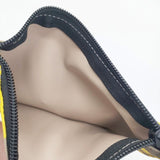 Herve Chapelier 902F アラベスク フラットポーチ 花柄 小物入れ ポーチ イエロー ベージュ レディース エルベ・シャプリエ【中古】5-1130G∞