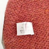 みちのくあかね会 ウール ニット帽 ニットキャップ 帽子 ニットキャップ レッド レディース みちのくあかね会【中古】5-1202T◎