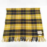 Traditional Weatherwear ラムウール チェック 大判ストール ストール イエロー ブラック レディース トラディショナルウェザーウェア【中古】5-1202T◎