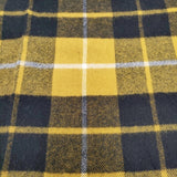 Traditional Weatherwear ラムウール チェック 大判ストール ストール イエロー ブラック レディース トラディショナルウェザーウェア【中古】5-1202T◎
