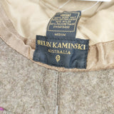 HELEN KAMINSKI フェルトハット フラワーモチーフ ステッチ ハット ブラウン レディース ヘレンカミンスキー【中古】5-1120T◎