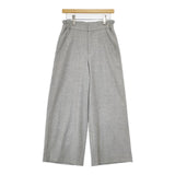 MOGA カシミヤ混フラノワイドパンツ 定価33000円 B0224BFP97 パンツ グレー レディース モガ【中古】5-1205T∞