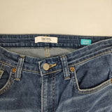 SOMETHING COOL STRAIGHT クールサマーストレッチデニム デニムパンツ ブルー レディース サムシング【中古】6-0126M∞