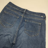 SOMETHING COOL STRAIGHT クールサマーストレッチデニム デニムパンツ ブルー レディース サムシング【中古】6-0126M∞