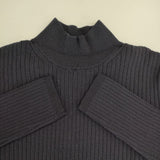 Mackintosh LONDON ウール ハイネック セーター ニット ネイビー レディース マッキントッシュ【中古】5-1205T∞