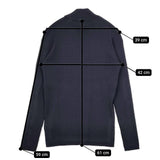 Mackintosh LONDON ウール ハイネック セーター ニット ネイビー レディース マッキントッシュ【中古】5-1205T∞