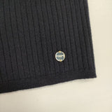 Mackintosh LONDON ウール ニット リブ カーディガン ネイビー レディース マッキントッシュ【中古】5-1205T∞