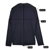 Mackintosh LONDON ウール ニット リブ カーディガン ネイビー レディース マッキントッシュ【中古】5-1205T∞