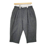 mina perhonen Lewis sa4311 ウール サイズ38 ツイード クロップドパンツ グレー ミックス レディース ミナペルホネン【中古】5-1205T∞