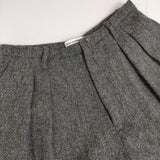 mina perhonen Lewis sa4311 ウール サイズ38 ツイード クロップドパンツ グレー ミックス レディース ミナペルホネン【中古】5-1205T∞