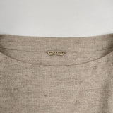 ARTS&SCIENCE 未使用品 053-L521-353 リネン カシミヤ プルオーバー ワンピース ベージュ キナリ レディース アーツ&サイエンス【中古】5-1205T∞