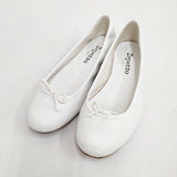 repetto サンドリオン 革レザー 38サイズ バレエシューズ ホワイト レディース レペット【中古】5-1222G◎