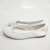 repetto サンドリオン 革レザー 38サイズ バレエシューズ ホワイト レディース レペット【中古】5-1222G◎
