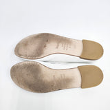 repetto サンドリオン 革レザー 38サイズ バレエシューズ ホワイト レディース レペット【中古】5-1222G◎