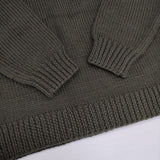 COMOLI J03-06007 ハンドクルーネックニット サイズ0 モヘヤ シルク セーター ニット グリーン レディース コモリ【中古】5-1205T∞