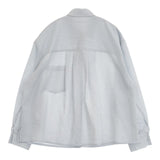 BEAUTY&YOUTH UNITED ARROWS バックタック シアーロングスリーブシャツ 長袖シャツ ブルー レディース ビューティアンドユース【中古】6-0228M∞