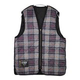 Barbour MLI0001 QUILTED WAISTCOAT ZIP-IN LINER リバーシブル ライナー 中綿 ベスト ブラック メンズ バブアー【中古】6-0102T∞