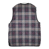 Barbour MLI0001 QUILTED WAISTCOAT ZIP-IN LINER リバーシブル ライナー 中綿 ベスト ブラック メンズ バブアー【中古】6-0102T∞