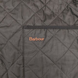 Barbour MLI0001 QUILTED WAISTCOAT ZIP-IN LINER リバーシブル ライナー 中綿 ベスト ブラック メンズ バブアー【中古】6-0102T∞