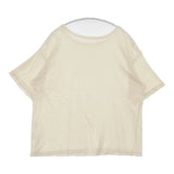 nest Robe 01161-2008 ボートネック コットンリネン 日本製 半袖Ｔシャツ カットソー キナリ レディース ネストローブ【中古】6-0501S△