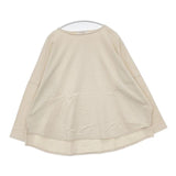 manon BASQUE WIDE TEE 定価9900円 mnn-spc-023 長袖Ｔシャツ カットソー ロンＴ ベージュ レディース マノン【中古】6-0409M∞