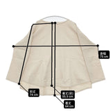 manon BASQUE WIDE TEE 定価9900円 mnn-spc-023 長袖Ｔシャツ カットソー ロンＴ ベージュ レディース マノン【中古】6-0409M∞