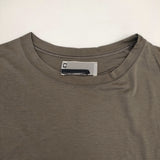 CHAOS エレメントルール ノースリーブ コットンレーヨン サイズF 日本製 Ｔシャツ カットソー カーキ レディース カオス【中古】6-0501S△