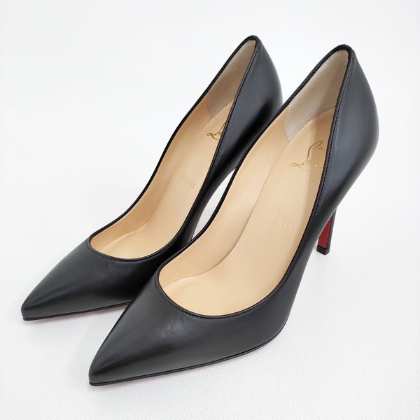 Christian Louboutin 未使用品 PIGALLE 100 NAPPA SHINY BK01 W51 36サイズ 3160520 パンプス ブラック レディース クリスチャンルブタン【中古】5-1115G♪