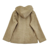 DANSKIN ボアフリース DD58320 サイズL-DA ブルゾン パーカー ベージュ レディース ダンスキン【中古】5-1213T♪