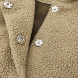 DANSKIN ボアフリース DD58320 サイズL-DA ブルゾン パーカー ベージュ レディース ダンスキン【中古】5-1213T♪