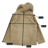 DANSKIN ボアフリース DD58320 サイズL-DA ブルゾン パーカー ベージュ レディース ダンスキン【中古】5-1213T♪