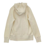 CURLY スタンドカラーキャメルジップパーカー ZIP PARKA 裏起毛 パーカー アイボリー レディース カーリー【中古】5-1208T∞