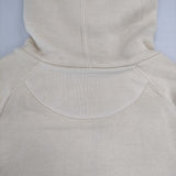 CURLY スタンドカラーキャメルジップパーカー ZIP PARKA 裏起毛 パーカー アイボリー レディース カーリー【中古】5-1208T∞