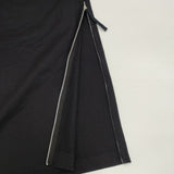 L'Appartement/AMERICANA N/S SIDE ZIP Onepiece サイドジップ ワンピース ブラック レディース アパルトモン/アメリカーナ【中古】6-0610S∞
