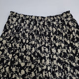 JOURNAL STANDARD relume マジョリカプリーツフラワースカート 花柄 ロングスカート 24SS ブラック レディース ジャーナルスタンダードレリューム【中古】6-0218M∞
